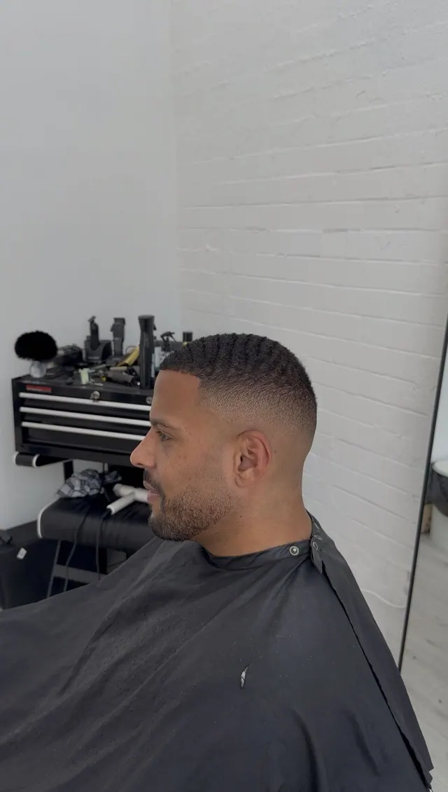 A fade and beard at CAM&Co